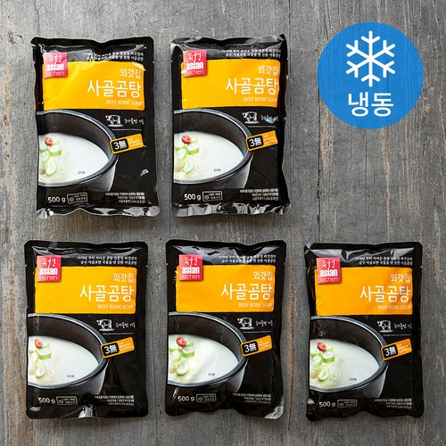 외갓집 곰탕 (냉동), 500g, 5개