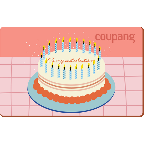 쿠팡 기프트카드, 케이크