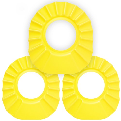 비지엔젤 유아 샴푸캡 3p, 노랑, 3개