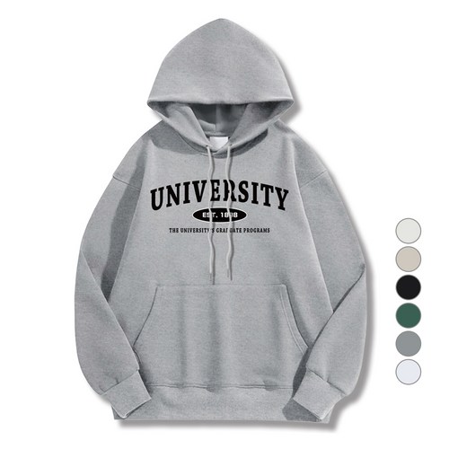 일루소 남성용 WD 유니버시티 오버핏 후드티