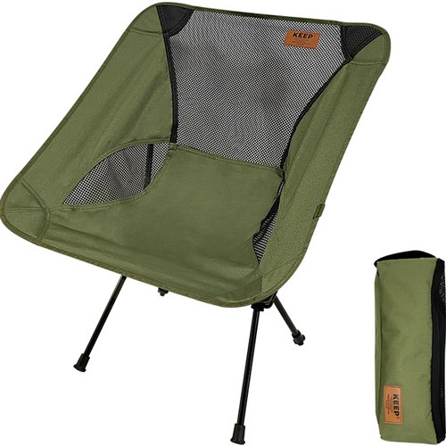 KEEP 캠핑 플라이 체어 ver.2, 1개, 올리브