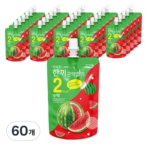 더존건강 더조은 한끼 곤약 젤리 수박, 150ml, 60개