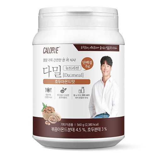 칼로바이 다밀 뉴트리션 단백질쉐이크 호두아몬드맛, 560g, 1개 - 초코 단백질 추천