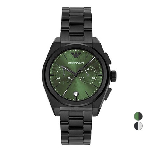 엠포리오아르마니 남성용 페데리코 쿼츠 크로노그래프 메탈 시계 AR11562