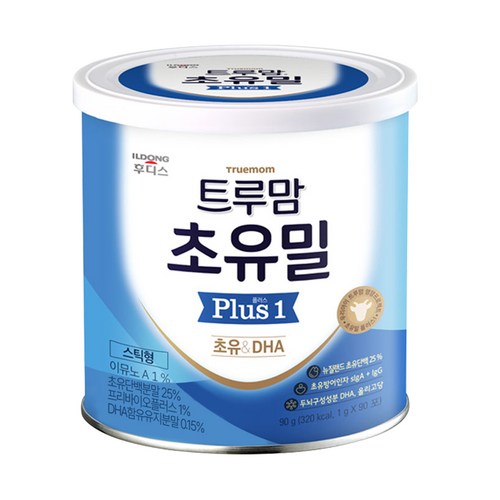 일동후디스 트루맘 초유밀 플러스 1단계 1g X 90p, 초유, 90g, 1개