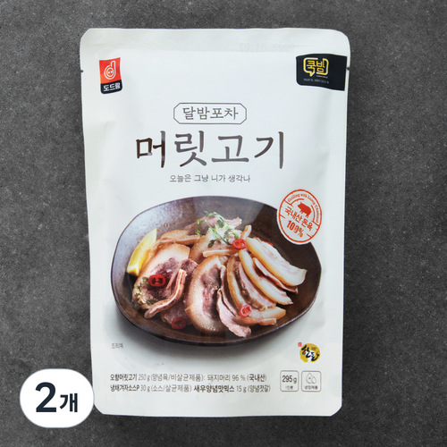 달밤포차 머릿고기, 295g, 2개