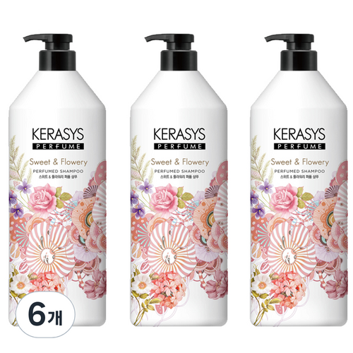 케라시스 스위트 앤 플라워리 퍼퓸 샴푸, 1L, 6개