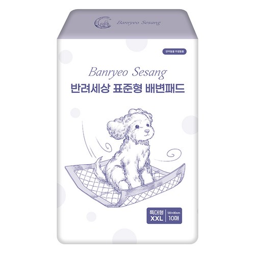 반려세상 강아지 표준형 배변패드, 10개입, 1개