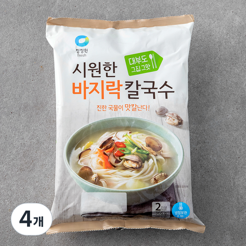 청정원시원한바지락칼국수