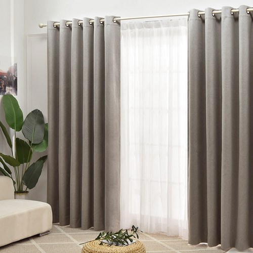 아라크네 아일렛형 에반 양면 암막커튼 2p 세트