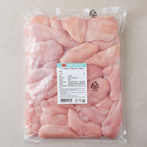 한강식품 닭가슴살 (냉장), 5kg, 1개