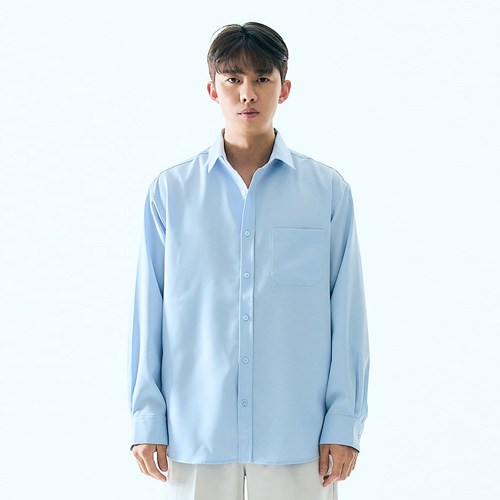 크램프 남성용 빅사이즈클럽 CRAMP 루즈핏 링클 프리 셔츠