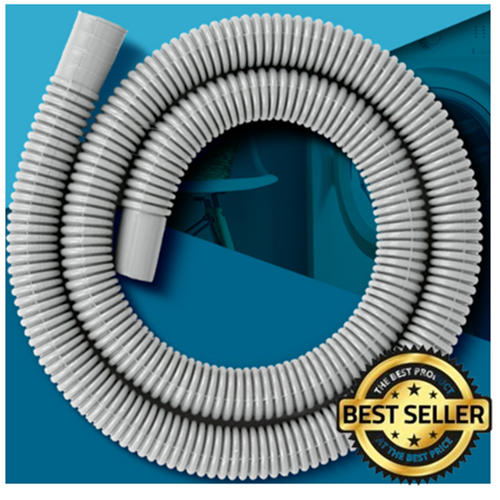 한푹 캡 세탁 배수호스 드럼 세탁기 물 호스연결 부품 교체용, 드럼배수호스