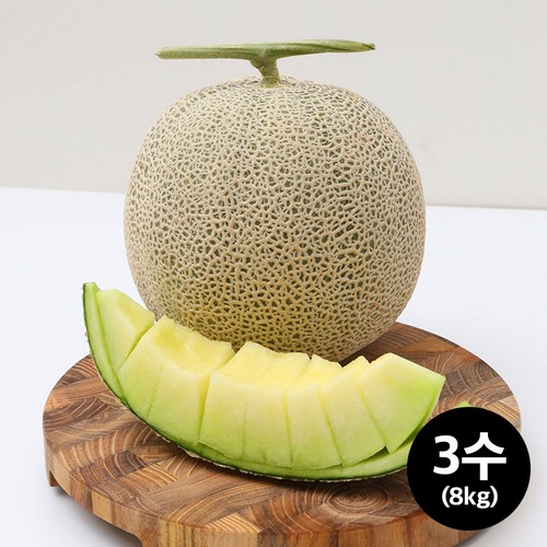 고당도 프리미엄 곡성 머스크 멜론, 1개, 3수 (8kg)