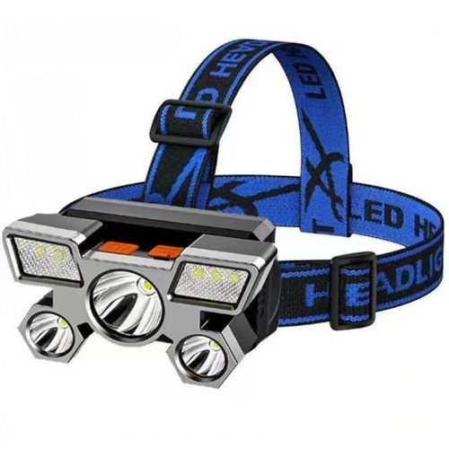 니치유 USB 충전 아웃도어 LED 캠핑 등산용 멀티 헤드햄프, 1개