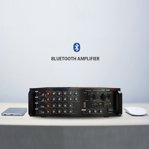 금영 노래방용 2채널 파워 믹서 앰프 300W, KAM-350BT