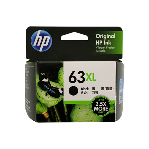 HP63 XL 정품잉크 F6U62AA HP2130 HP2132 HP1112 HP3630 F6U61AA F6U63AA F6U64AA, 3. HP63XL 검정대용량 정품잉크, 1개