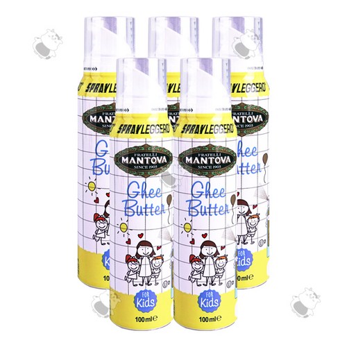 만토바 키즈 오일 스프레이 100ml, 기버터, 5개