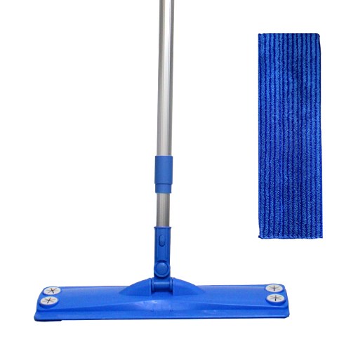 월드크린 블루 밀대걸레 40cm + 두툼패드 세트, 2세트