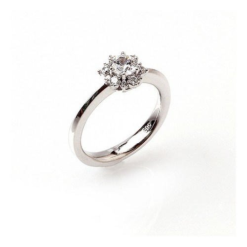 18K 3부 다이아몬드 쎄렌반지