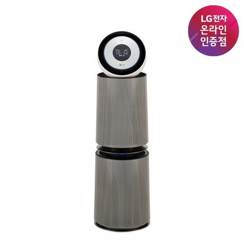 [LG전자] 퓨리케어 오브제컬렉션 360° 2단 공기청정기 알파 UP [일반필터/샌드베이지/AS353NS3A]