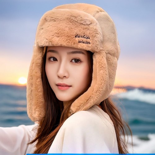 세라셀 프리미엄 군밤모자 방한 귀달이