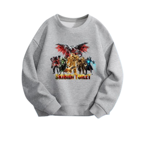 스키비디 토일렛 드래곤 드릴맨 아동 맨투맨