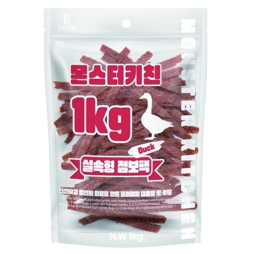 강아지간식 1kg - 오리슬라이스