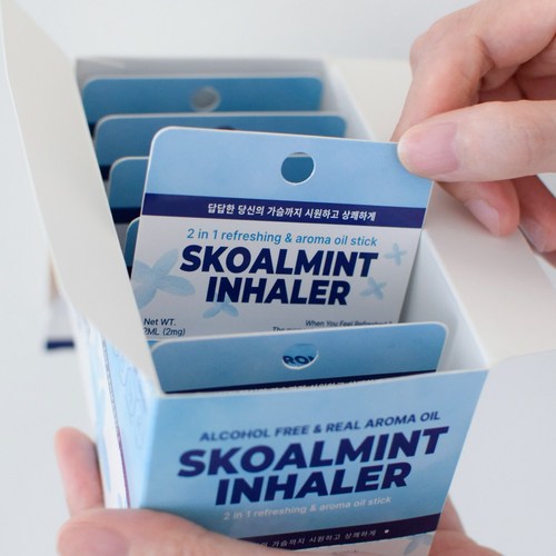 스콜민트 아로마 인헤일러 태국 야돔, 6개