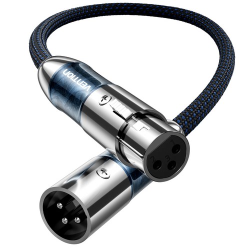 벤션 하이파이 캐논 XLR M F 마이크 오디오 연장 케이블 BLA, 3m, 1개