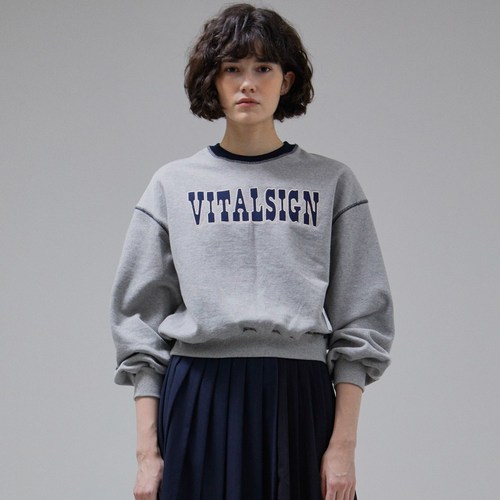 [LINE] VITAL Logo Stitched Sweatshirt