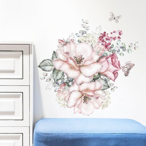 MEIISEO 벽지 홈 인테리어 집 벽 장식 호텔 장식 셀프, 수선화