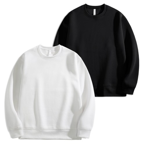 2장묶음 (1+1) 남녀공용 도톰기모 맨투맨 (MDMU239TS)