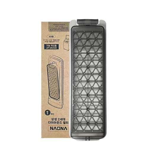 [기능개선] 삼성 세탁기거름망 2세대 다이아몬드필터 먼지 통돌이 액티브워시, 혼합색상, 1개