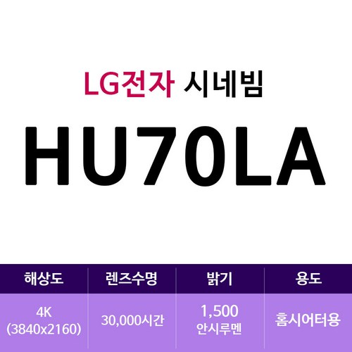 lg전자시네빔hu70la