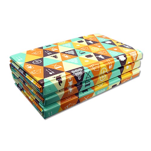 리빙앤키친 3단 고급캠핑매트 200x240, 캠핑패턴