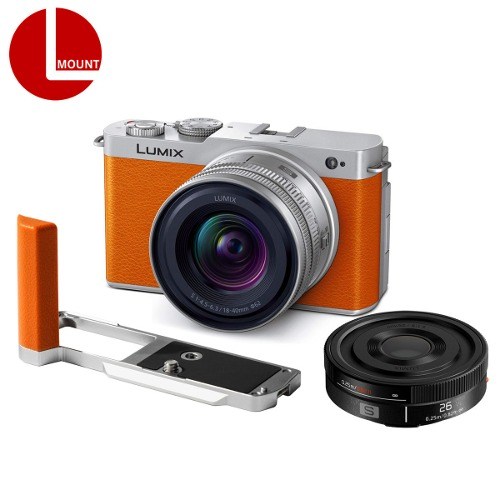 파나소닉 S9 + 18-40mm KIT + 그립 + 보호필름 / 오렌지 / 정품