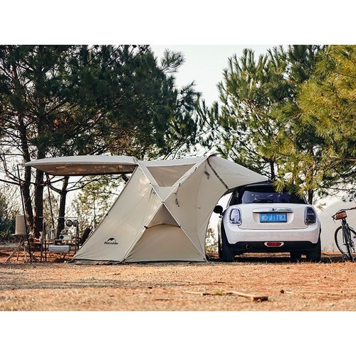 네이처하이크 차박텐트 차량용 소형 suv 차박 캠핑 그늘막 카 도킹 쉘터, 1개