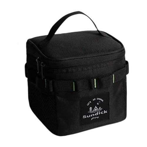 파우치 +양념병 세트(옵션별도 가방 가능), 단독 블랙 가방