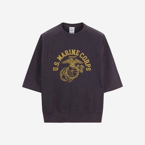 [정품 보증] 와일드 동키 마린 스웨트셔츠 라이트 워시드 딥 네이비 Wild Donkey Marine Sweatshirt Light