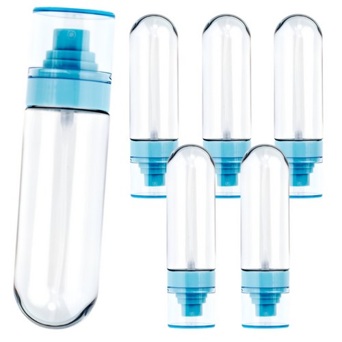 저스픽 안개분사 미스트 스프레이 공병, 5개, 블루 100ml