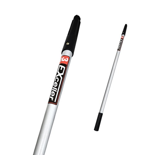 엑셀라 폴대 80cm 1.6m 3.1m 5.6m 7.6m (장대 지름22mm 다용도 도구연결 길이조절 긴장대), 1개, 그린