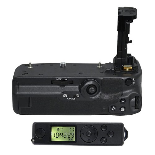 Raeisusp BG-R10 세로형 그립과 2.4G 무선 리모컨 캐논 EOS R5 R5C R6 R6 Mark II에 대응., 상세페이지 참조