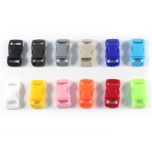 [라온매듭키트] 매듭팔찌 만들기 부자재 버클, 01-그레이, 1개