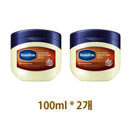 바세린 프로텍팅 젤리 코코아 버터, 100ml, 2개