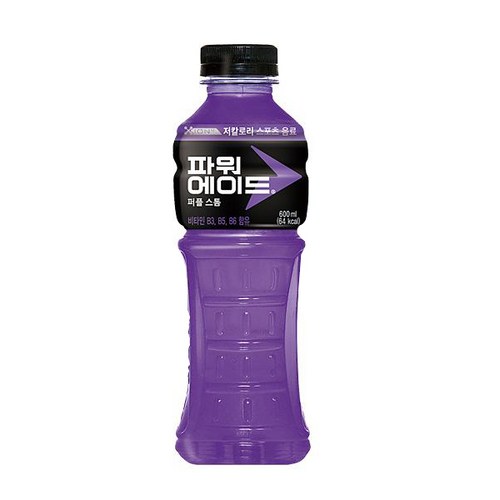 파워에이드 퍼플스톰 600ml X 24병, 24개 - 이온음료 추천