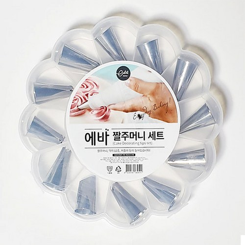 에바 짤주머니 세트 (모양깍지 12종), 1개