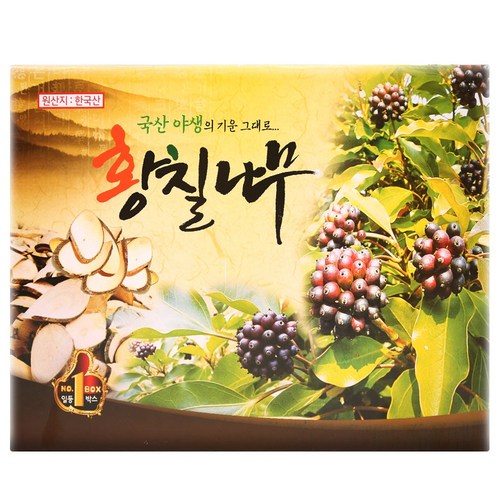 건강중심 국내산 황칠나무 즙 엑기스 진액 100ml 60포 황칠즙 부모님 선물, 60개