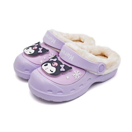 산리오 여아용 CH 쿠로미 몰트 라이팅 방한샌들