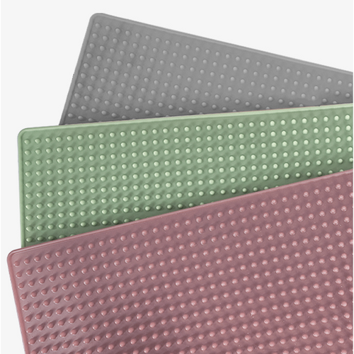 더하리 국산 실리콘 지압매트 발지압판 발바닥지압 마사지판, 포레스트그린, 1개